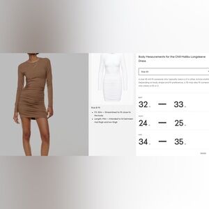 TNA Black Chill Malibu Longsleeve Dress